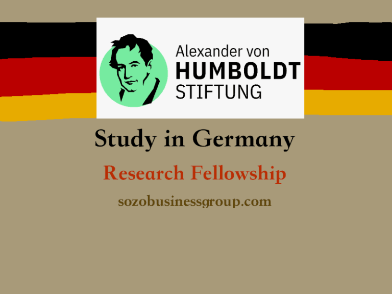 Research Fellowship in Germany
